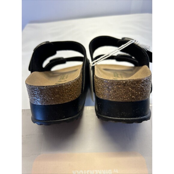 Papillio Birkenstock Arizona Pap Flex Platform Sandal Black SZ 9 Narrow Women - Picture 7 of 10
